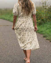 Katrina Half Sleeve Floral Midi Dress (XS-2XL)