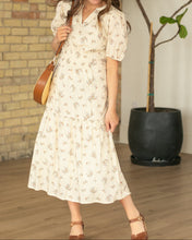 Katrina Half Sleeve Floral Midi Dress (XS-2XL)