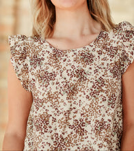 Leanne Ruffle Cap Sleeve Top (XS-XL) 2 Colors