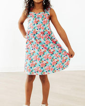 Petals in Paradise Ruffle Cross Back Dress (2T-10)