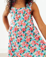 Petals in Paradise Ruffle Cross Back Dress (2T-10)