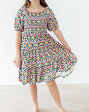 Beautiful Blossoms Smocked Ruffle Dress (2T-12)