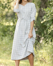 Monica Tie Waist Midi Dress (XL-2XL) 2 Colors