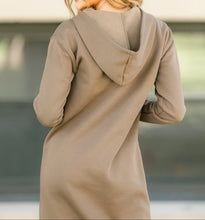 Olympia Zipper Sweatshirt Dress (XS-2XL)