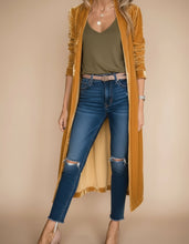 Plush Velvet Western Duster (S-2XL) 7 Colors