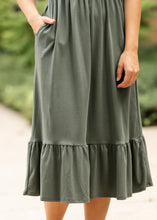 Amy Puff Sleeve Midi Dress (XS-2XL) 4 Colors