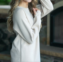 Nova Crewneck Sweatshirt Dress (XS-2XL) 2 Colors