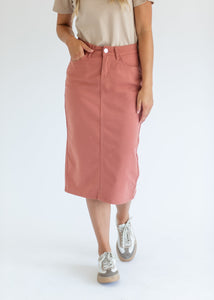 Remi Denim Midi Skirt (Sizes 2-24) 3 Colors