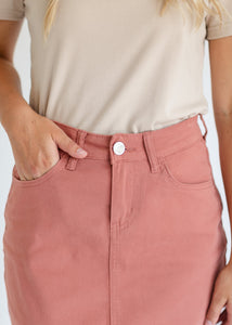 Remi Denim Midi Skirt (Sizes 2-24) 3 Colors