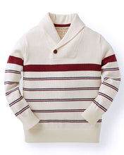 Shawl Collar Organic Boys Sweater (2T-14/16)