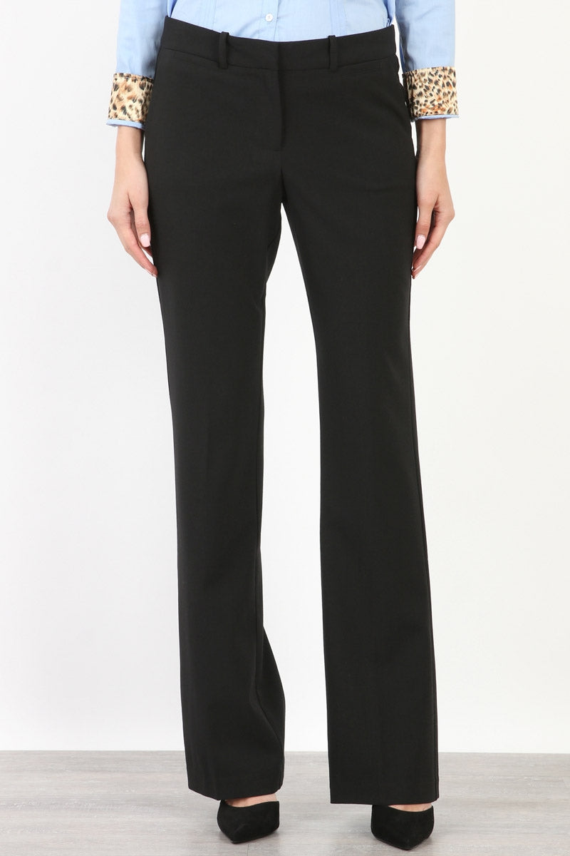 Agenda Womens Black Polyester Dress Pants Trousers Size 16 L28 in