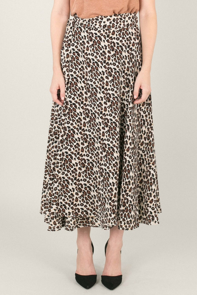 Leopard Midi Wrap Skirt (Large) – Lilli & Yve