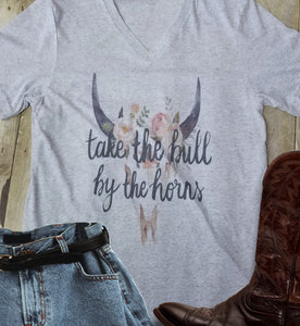 'Take the Bull by the Horns' T-shirt (Large)