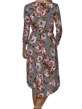 Grey Floral Jenna Dress (XL)